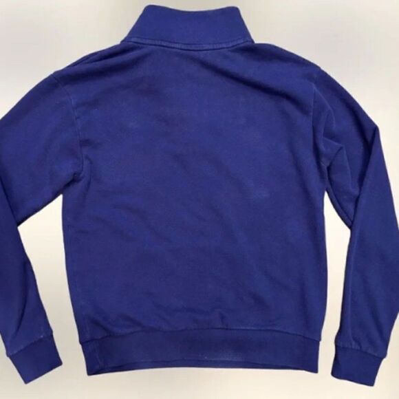 VS PINK Quarter Zip Women’s Purplish/Blue w/ Neon PINK Logo SZ XS - Picture 4 of 6